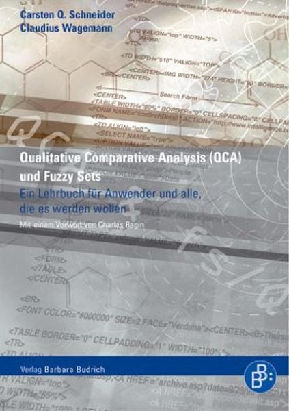 Produktbild: Qualitative Comparative Analysis (QCA) und Fuzzy Sets