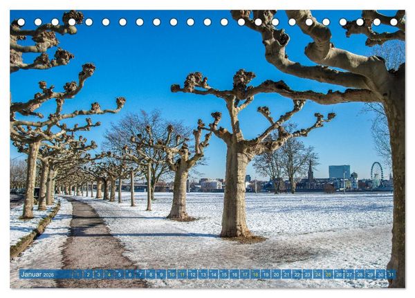 Produktbild: D&uuml;sseldorf - Ansichten einer faszinierenden Stadt (Tischkalender 2026 DIN A5 quer), CALVENDO Monatskalender