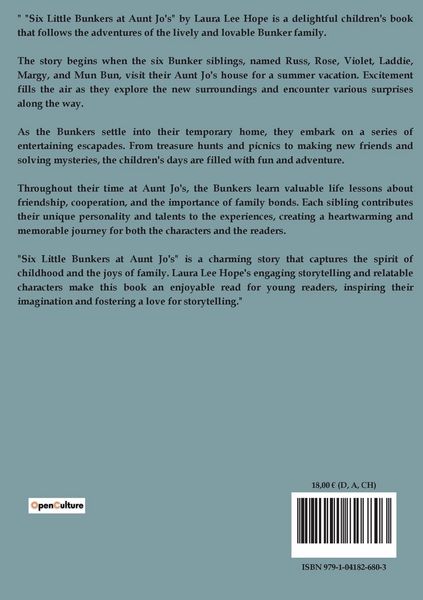 Produktbild: Six Little Bunkers at Aunt Jo's