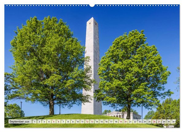 Produktbild: Stadtansichten aus Boston (Wandkalender 2026 DIN A2 quer), CALVENDO Monatskalender