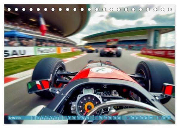 Produktbild: Formel 1 in den sechziger Jahren (Tischkalender 2026 DIN A5 quer), CALVENDO Monatskalender