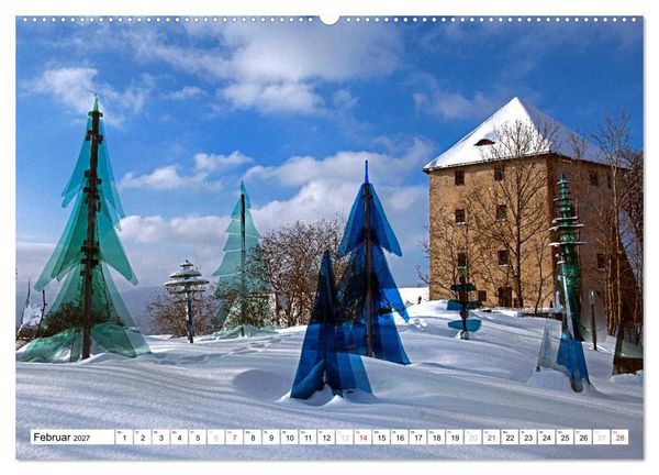 Produktbild: Gl&auml;serne Attraktionen - Glaskunst im Bayerischen Wald (Wandkalender 2027 DIN A2 quer), CALVENDO Monatskalender
