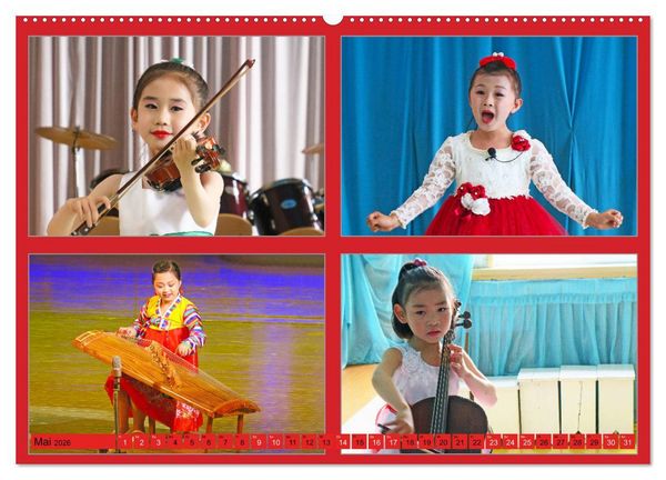 Produktbild: NORDKOREA - SCH&Ouml;NES UNGEW&Ouml;HNLICHES FARBIGES FREUNDLICHES (Wandkalender 2026 DIN A2 quer), CALVENDO Monatskalender
