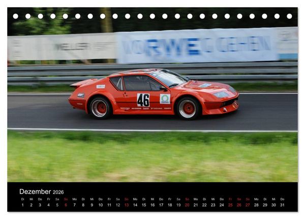 Produktbild: Auto - Bergrennen (Tischkalender 2026 DIN A5 quer), CALVENDO Monatskalender