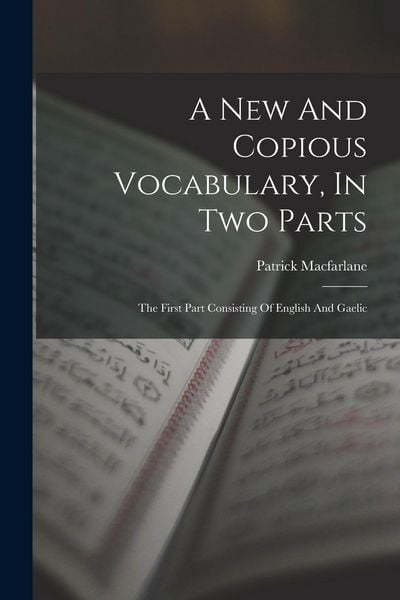 Produktbild: A New And Copious Vocabulary, In Two Parts