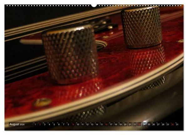 Produktbild: GITARREN Closeups (hochwertiger Premium Wandkalender 2026 DIN A2 quer), Kunstdruck in Hochglanz