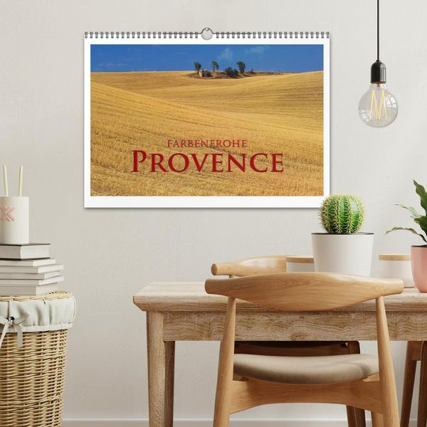 Produktbild: Farbenfrohe Provence (Wandkalender 2026 DIN A3 quer), CALVENDO Monatskalender