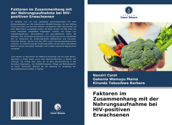 Produktbild: Faktoren im Zusammenhang mit der Nahrungsaufnahme bei HIV-positiven Erwachsenen