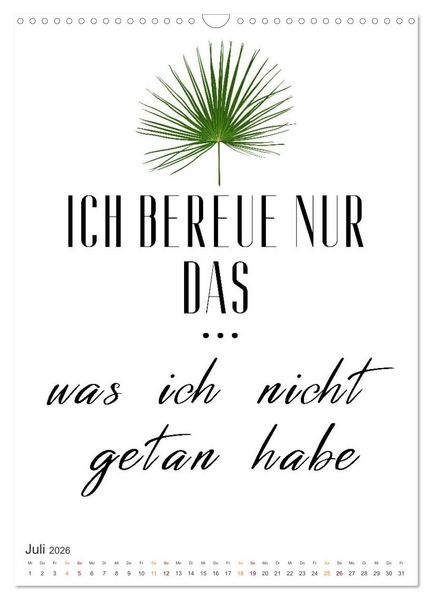 Produktbild: Motivation (Wandkalender 2026 DIN A3 hoch), CALVENDO Monatskalender