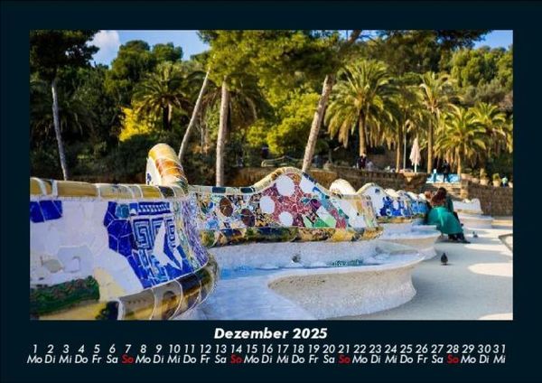 Produktbild: Barcelona 2025 Fotokalender DIN A5