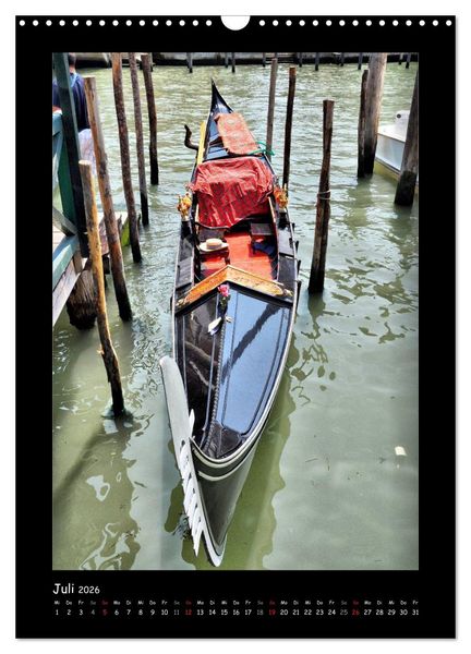 Produktbild: Venedig (Wandkalender 2026 DIN A3 hoch), CALVENDO Monatskalender