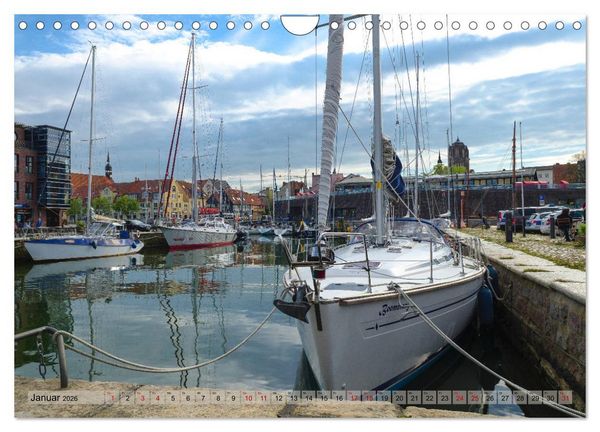 Produktbild: Ein Bummel durch die Hansestadt Stralsund (Wandkalender 2026 DIN A4 quer), CALVENDO Monatskalender