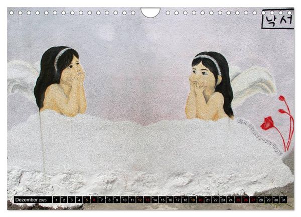 Produktbild: Street Art Seoul (Wandkalender 2026 DIN A4 quer), CALVENDO Monatskalender