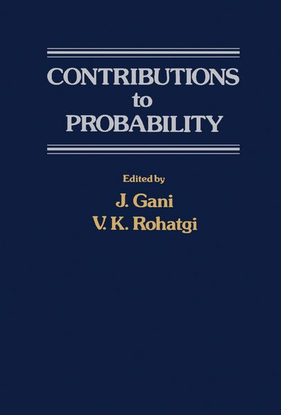 Produktbild: Contributions to Probability