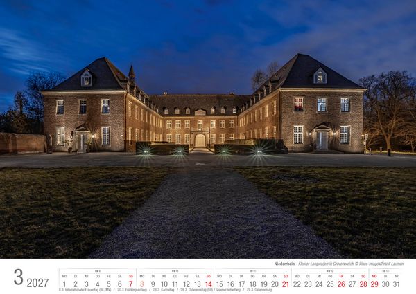 Produktbild: Niederrhein 2027 Bildkalender A3 Spiralbindung