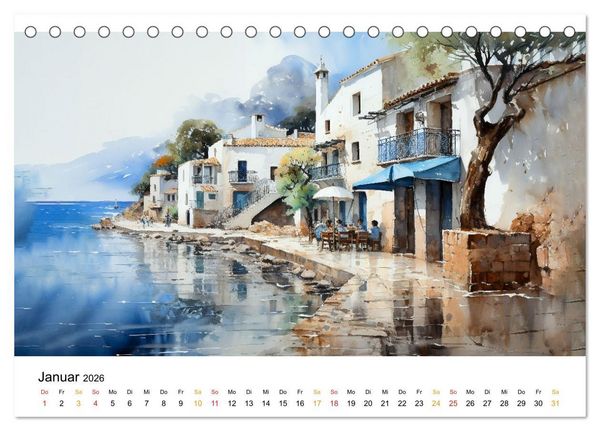 Produktbild: Mallorca mein Traum (Tischkalender 2026 DIN A5 quer), CALVENDO Monatskalender