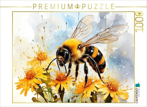 CALVENDO Puzzle Summ summ summ | 1000 Teile Lege-Größe 64x48cm Foto-Puzzle für glückliche Stunden