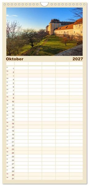 Produktbild: Familienplaner 2027 - Ellwangen - Jagst im Ostalbkreis mit 5 Spalten (Wandkalender, 21 x 45 cm) CALVENDO