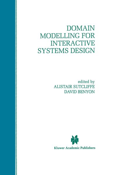 Produktbild: Domain Modelling for Interactive Systems Design