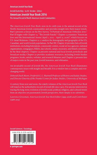 Produktbild: American Jewish Year Book 2016