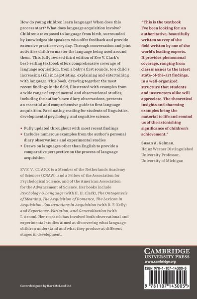 Produktbild: First Language Acquisition