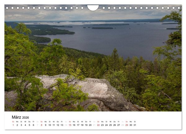 Produktbild: Finnland: Land der 1000 Seen (Wandkalender 2026 DIN A4 quer), CALVENDO Monatskalender