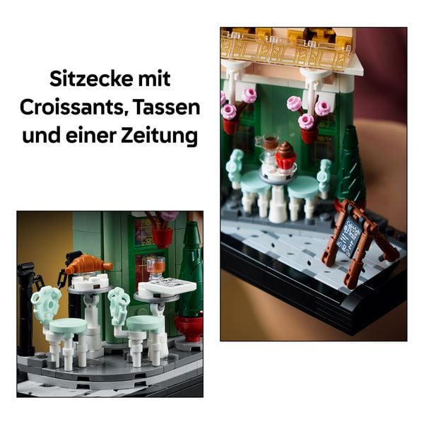 LEGO Icons Französisches Café - Architektur Bauset für Erwachsene 10362