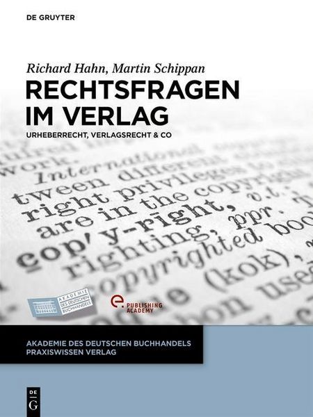 Produktbild: Rechtsfragen im Verlag