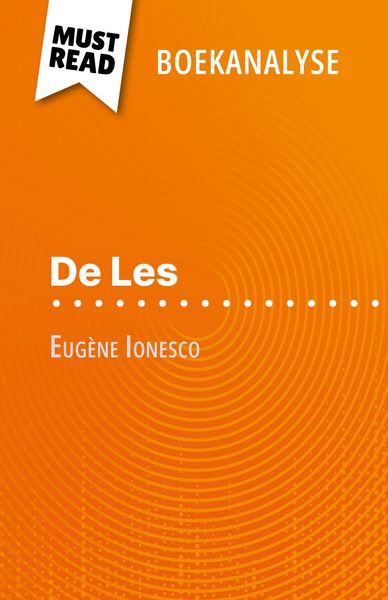 Produktbild: De Les van Eug&egrave;ne Ionesco (Boekanalyse)