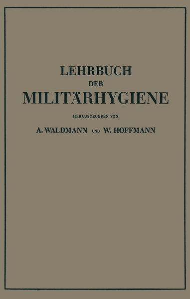 Produktbild: Lehrbuch der Milit&auml;rhygiene