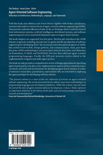 Produktbild: Agent-Oriented Software Engineering