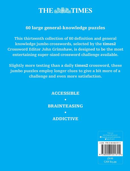 Produktbild: TIMES JUMBO CROSSWORD 13 PB