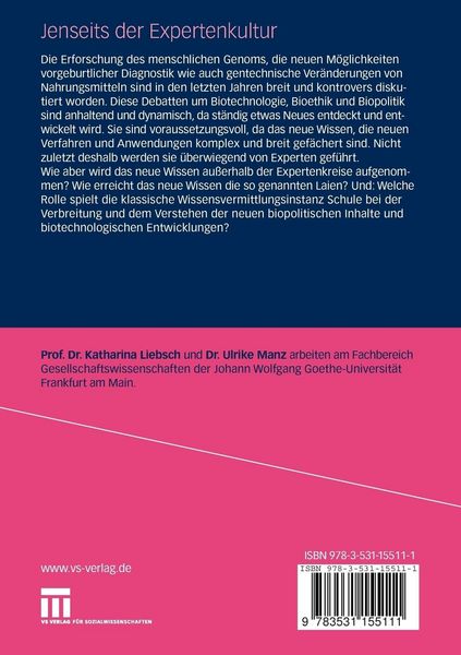 Produktbild: Jenseits der Expertenkultur
