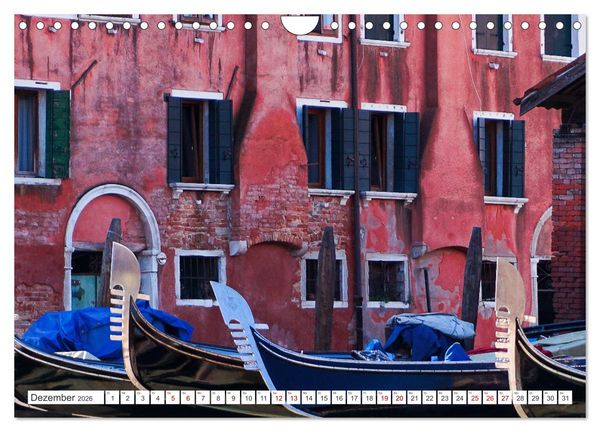 Produktbild: Venedig - pittoreske Sch&ouml;nheit (Wandkalender 2026 DIN A4 quer), CALVENDO Monatskalender