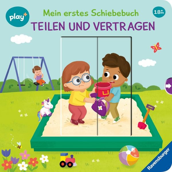 Produktbild: Play+ Mein erstes Schiebebuch Teilen und vertragen - ab 18 Monate