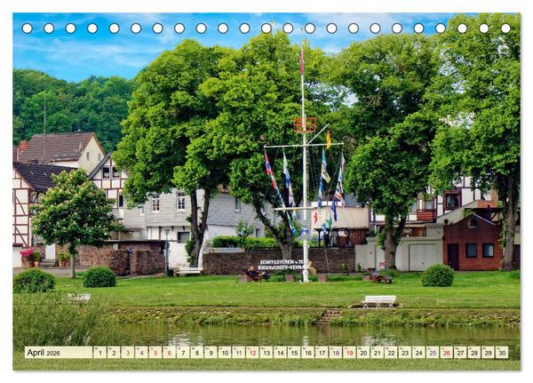 Produktbild: Bodenwerder - entz&uuml;ckende M&uuml;nchhausen-Stadt an der Oberweser (Tischkalender 2026 DIN A5 quer), CALVENDO Monatskalender