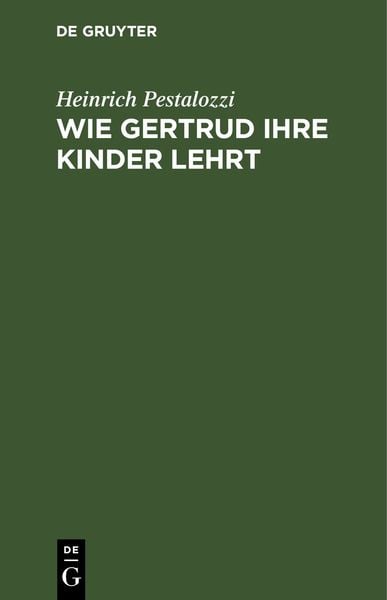 Produktbild: Wie Gertrud ihre Kinder lehrt