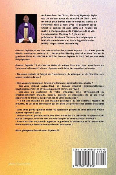 Produktbild: Grands Exploits - 19 Mettant en vedette - TL Osborn dans la gu&eacute;rison des malades et cent faits..