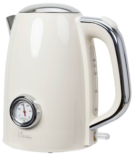 Produktbild: BiKitchen nostalgia 170 Wasserkocher Cremewei&szlig; (gl&auml;nzend) Fassungsverm&ouml;gen: 1.7l