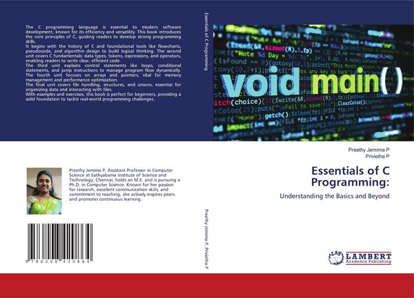 Produktbild: Essentials of C Programming: