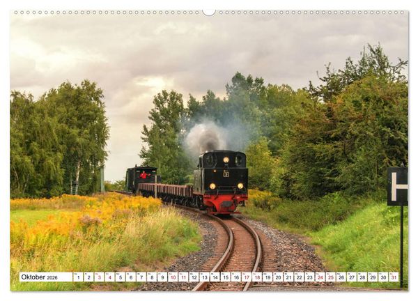 Produktbild: Mansfelder Bergwerksbahn (hochwertiger Premium Wandkalender 2026 DIN A2 quer), Kunstdruck in Hochglanz