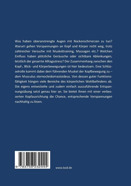 Produktbild: Entspannung der Kopfbewegungsmuskeln