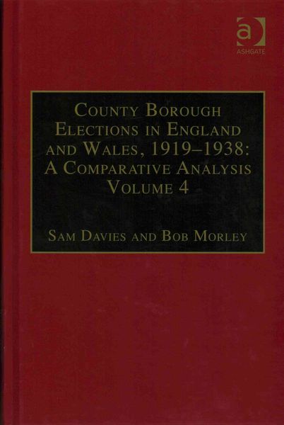Produktbild: County Borough Elections in England and Wales, 1919-1938