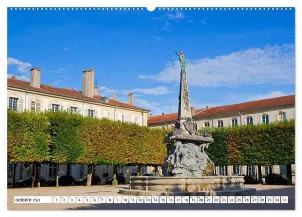 Produktbild: Nancy et Metz &ndash; Tr&eacute;sors uniques en Lorraine (Calendrier mural 2027 DIN A2 vertical), CALVENDO calendrier mensuel