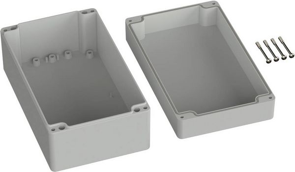 Produktbild: TRU COMPONENTS TC-9065672 Industrie-Geh&auml;use 200 x 120 x 90 ABS Lichtgrau (RAL 7035) 1St.