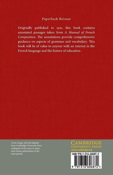 Produktbild: Annotated Renderings of 100 Passages Selected from a Manual of French Composition