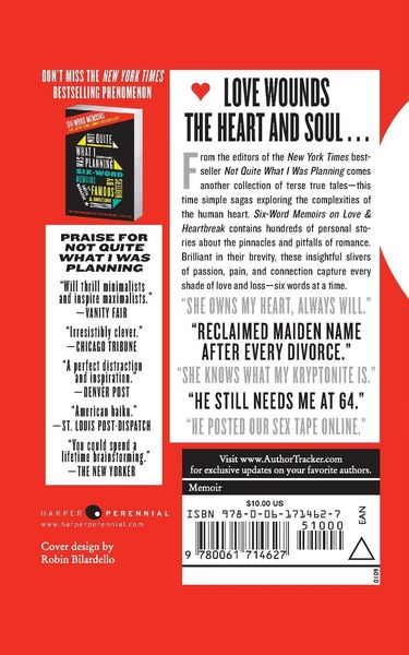 Produktbild: Six-Word Memoirs on Love and Heartbreak