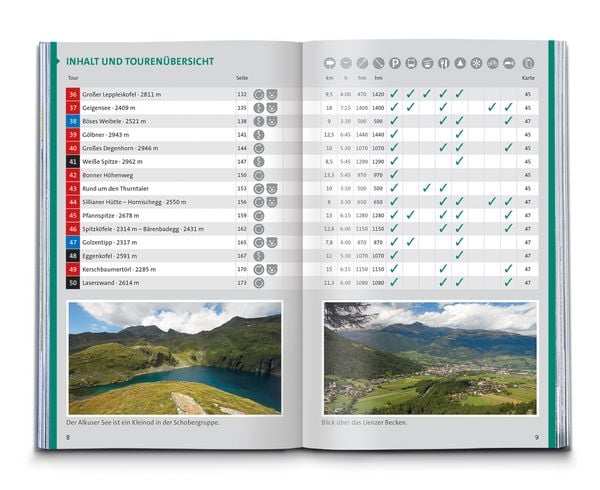 Produktbild: KOMPASS Wanderf&uuml;hrer Osttirol, Venediger- und Glocknergruppe, Defereggental, Lienzer Dolomiten, 50 Touren mit Extra-Tourenkarte