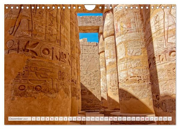 Produktbild: Monumente der Ewigkeit - von Wesiren bis zu C&auml;saren in &Auml;gypten (Wandkalender 2027 DIN A4 quer), CALVENDO Monatskalender