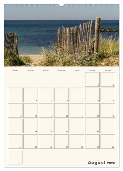 Produktbild: Sommertage in der Bretagne (hochwertiger Premium Wandkalender 2026 DIN A2 hoch), Kunstdruck in Hochglanz